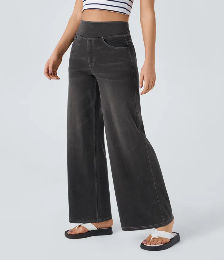Comfortable High-Waisted Jeans