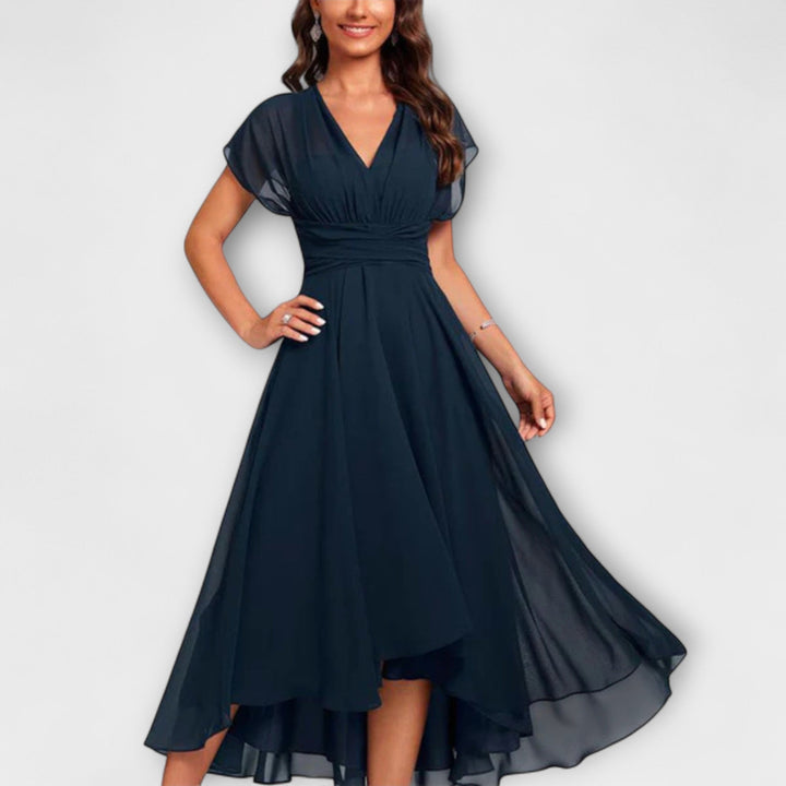 Christina - A-Line Dress with V-Neck