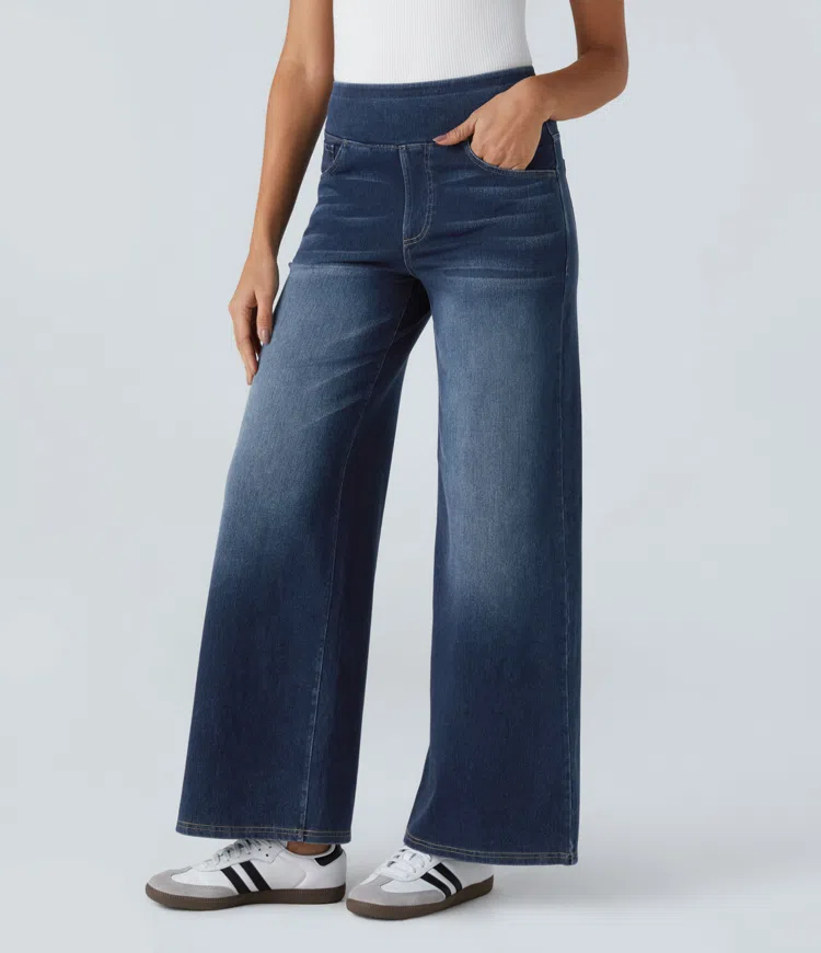 Comfortable High-Waisted Jeans