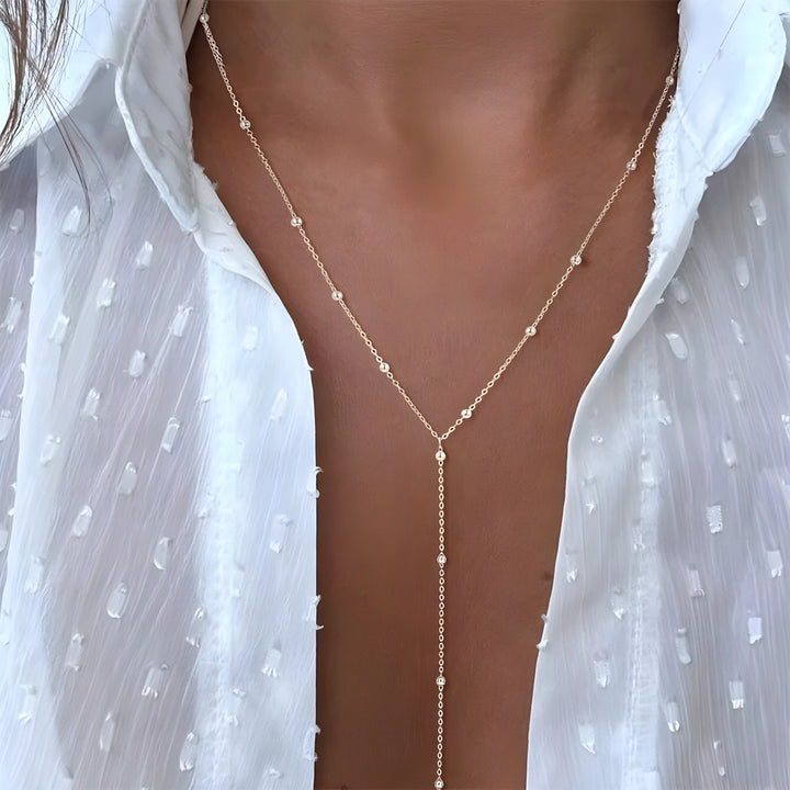 Eulalie – Delicate Y Necklace