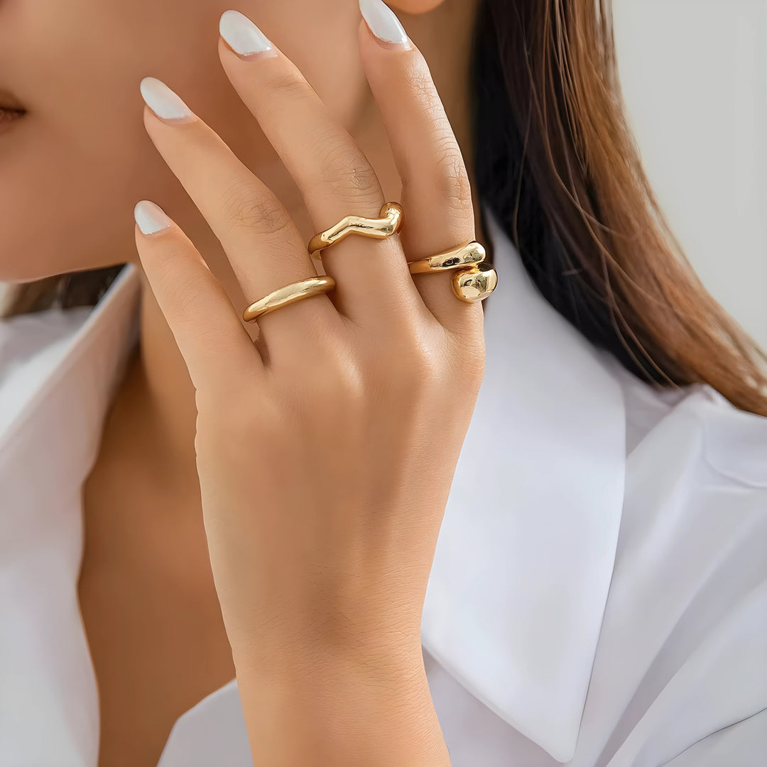 Lison – Delicate Ring Set (3 Pieces)