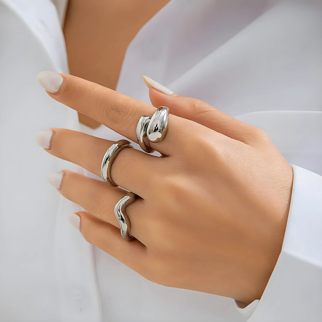 Lison – Delicate Ring Set (3 Pieces)