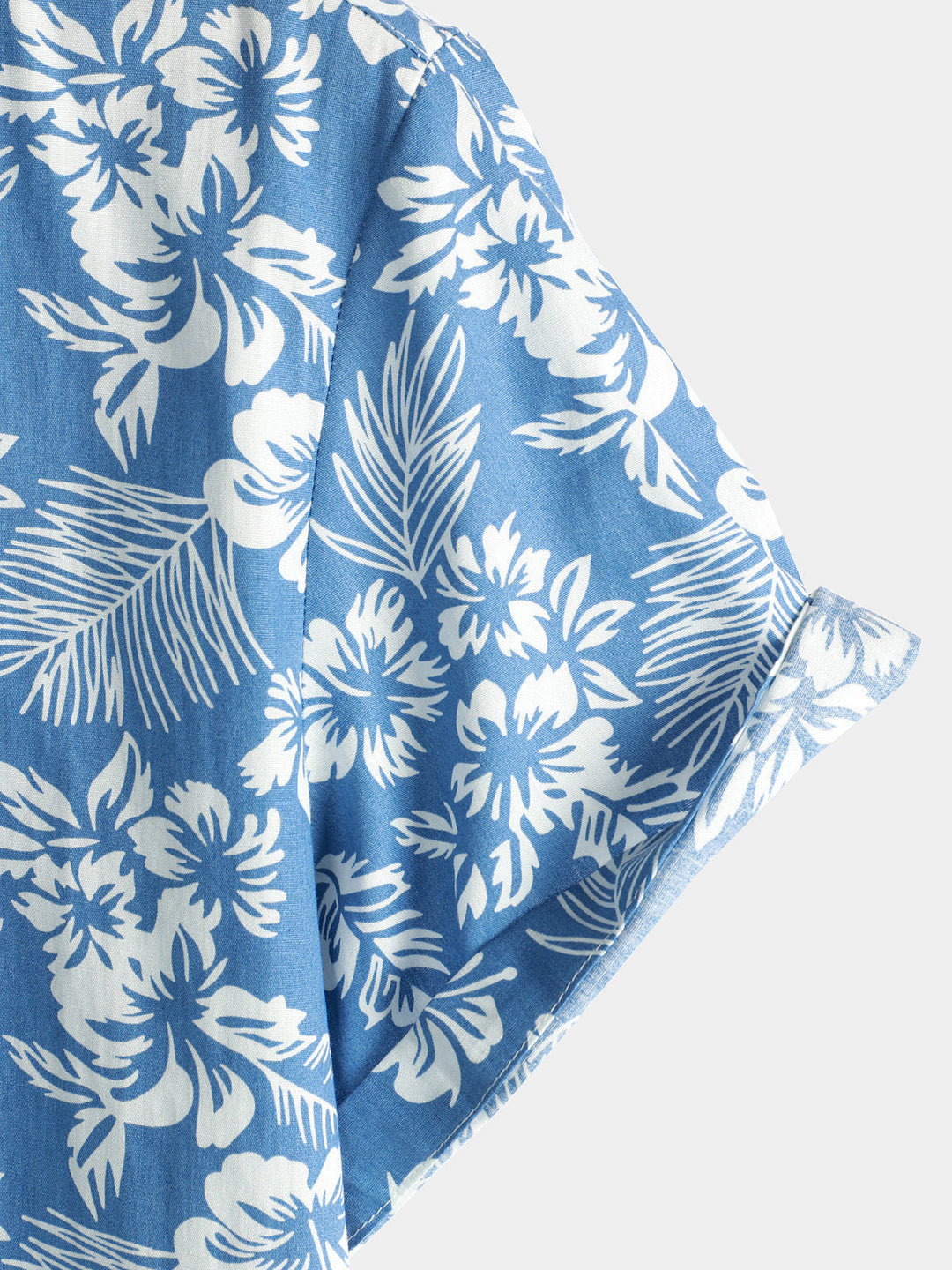 Hawaiian Short Sleeve Floral Blouse
