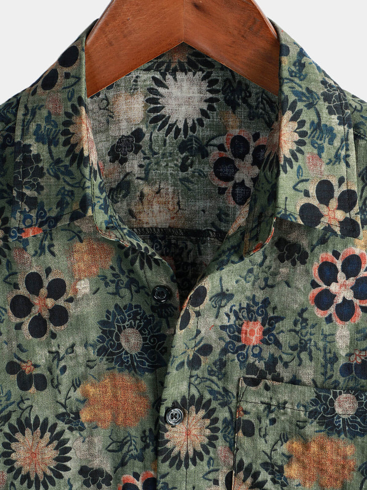 Hawaiian Cotton Short Sleeve Shirt