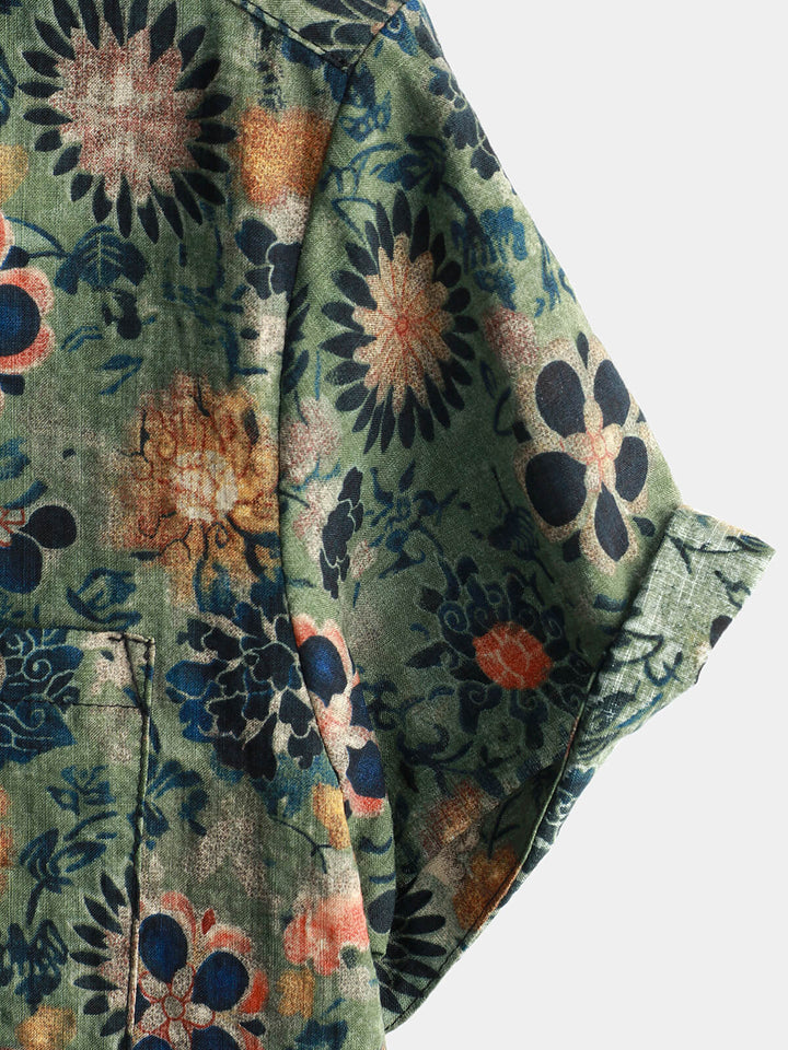 Hawaiian Cotton Short Sleeve Shirt