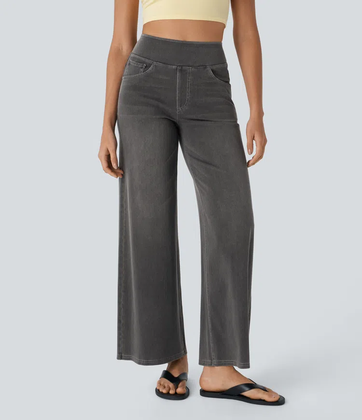 Comfortable High-Waisted Jeans