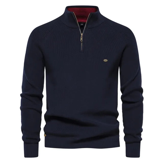 Knitted Zip Sweater