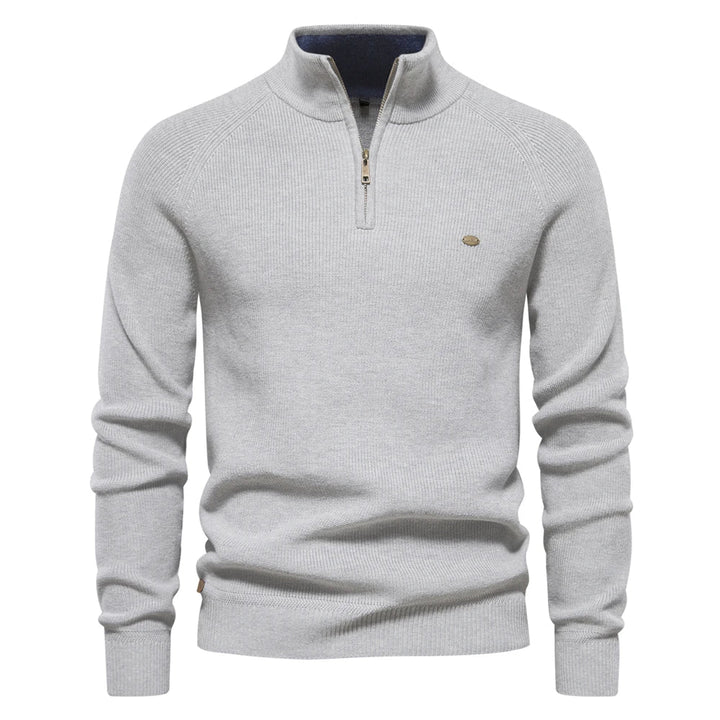 Knitted Zip Sweater
