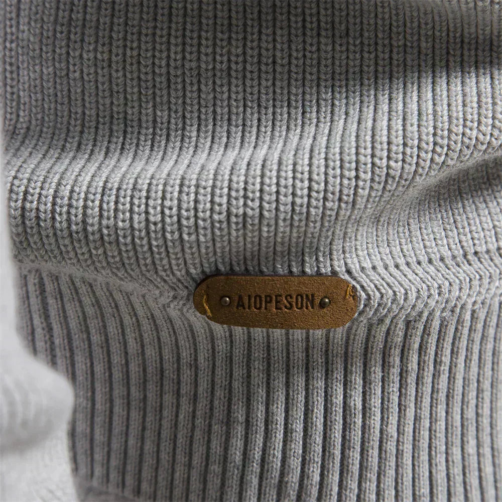 Knitted Zip Sweater