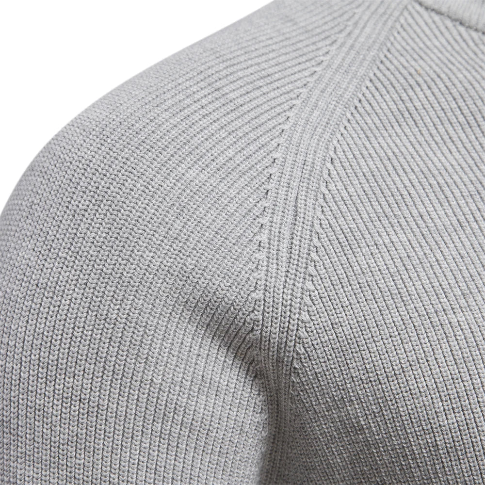 Knitted Zip Sweater