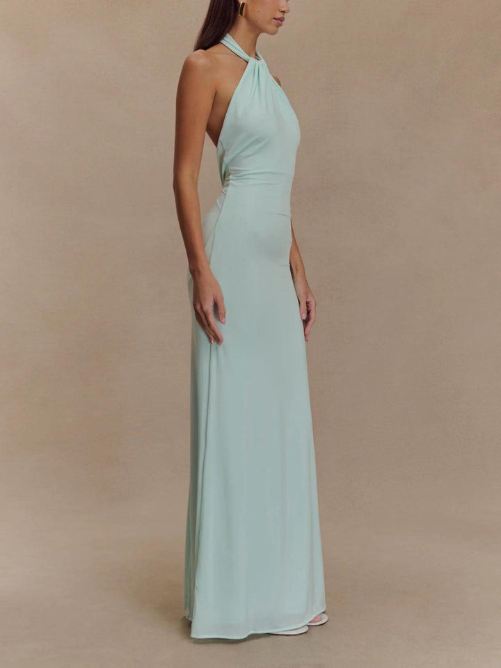Adrianna | Maxi Halter Dress