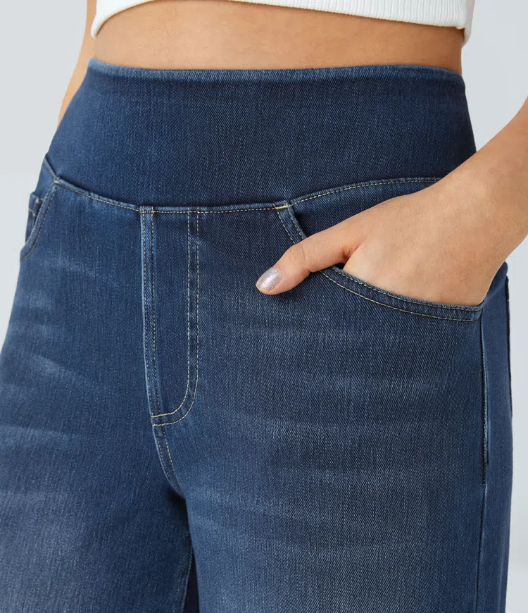 Comfortable High-Waisted Jeans