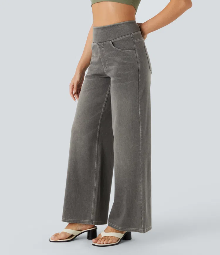 Comfortable High-Waisted Jeans