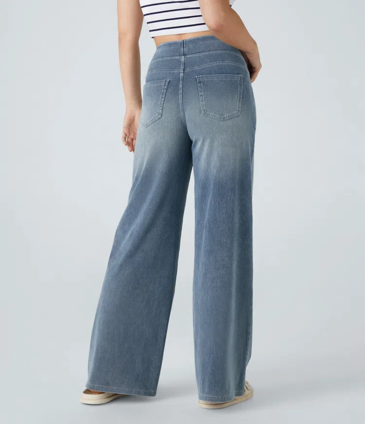 Comfortable High-Waisted Jeans