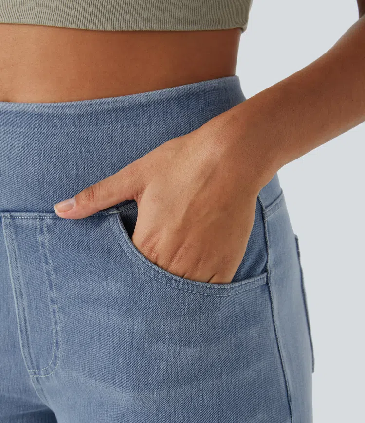 Comfortable High-Waisted Jeans