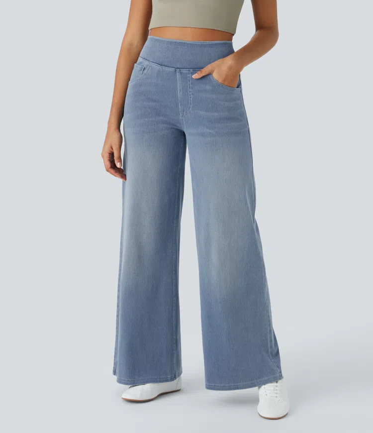 Comfortable High-Waisted Jeans
