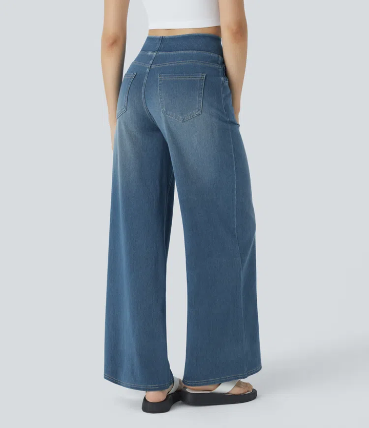 Comfortable High-Waisted Jeans