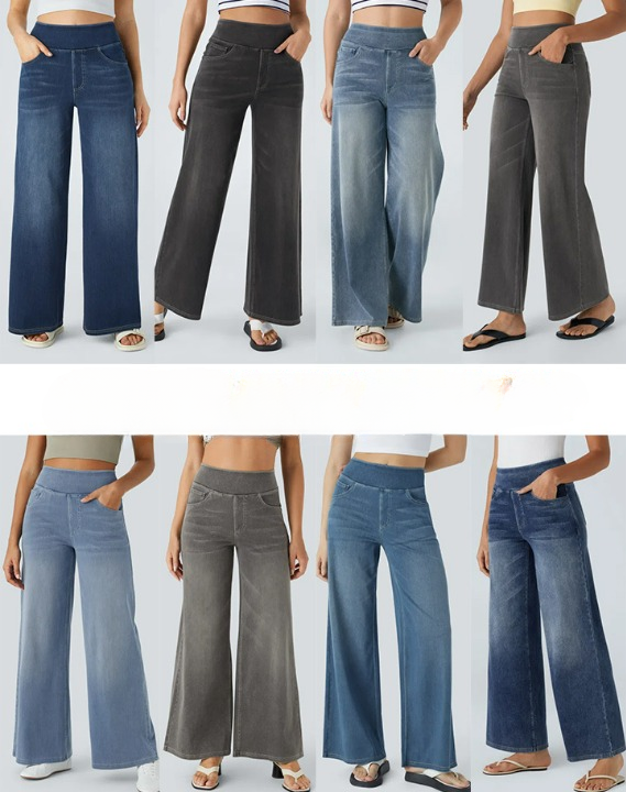 Comfortable High-Waisted Jeans