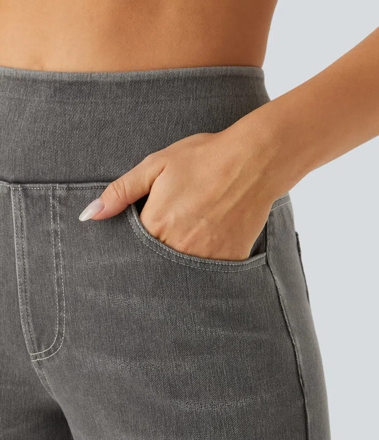Comfortable High-Waisted Jeans