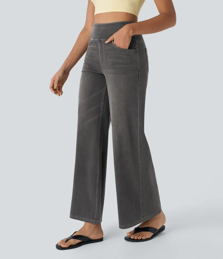 Comfortable High-Waisted Jeans