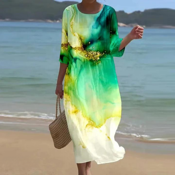 Vilma | Dress that Hides the Belly and Highlights Elegance
