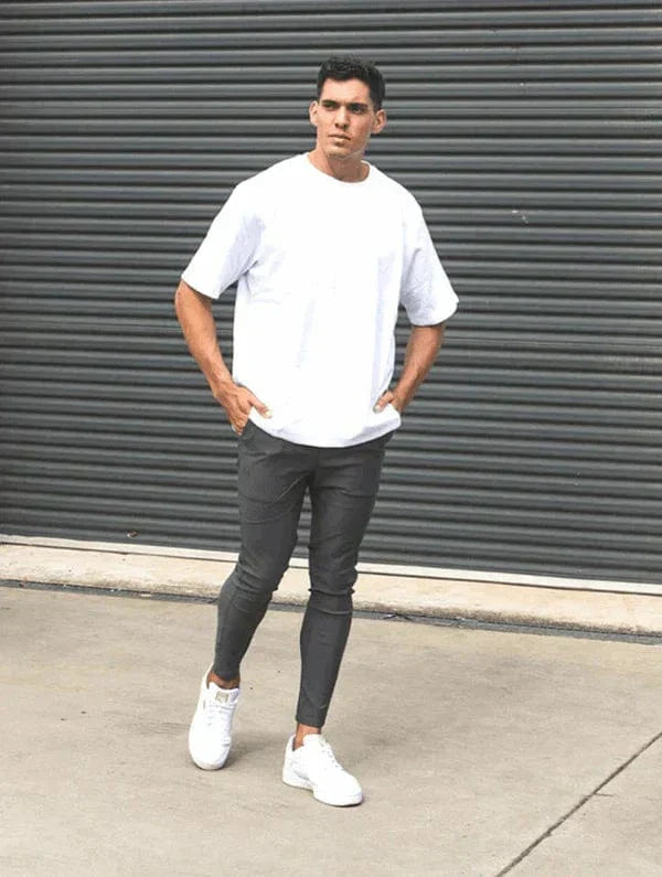 Andrei | Elegant Elastic Pants