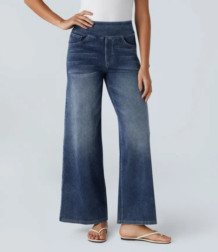 Comfortable High-Waisted Jeans