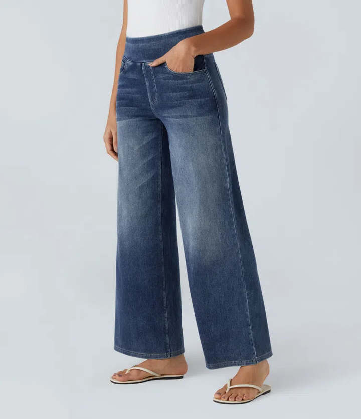 Comfortable High-Waisted Jeans