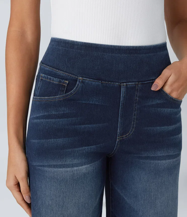 Comfortable High-Waisted Jeans