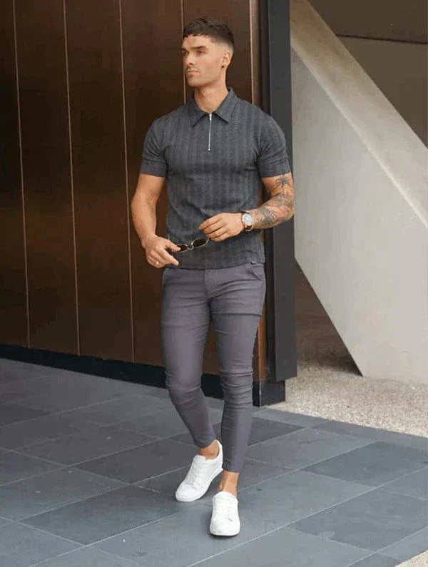 Andrei | Elegant Elastic Pants