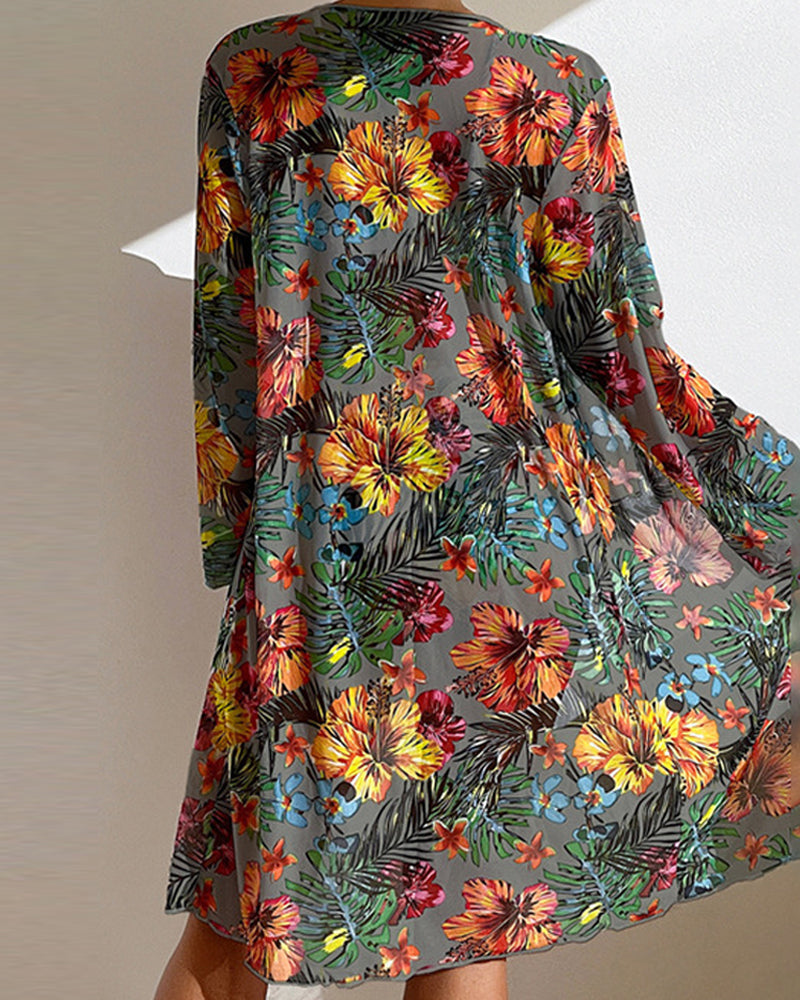 Glenda - Bikini with Skirt and Flowers