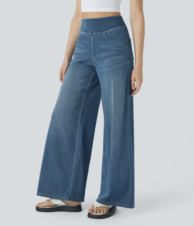 Comfortable High-Waisted Jeans