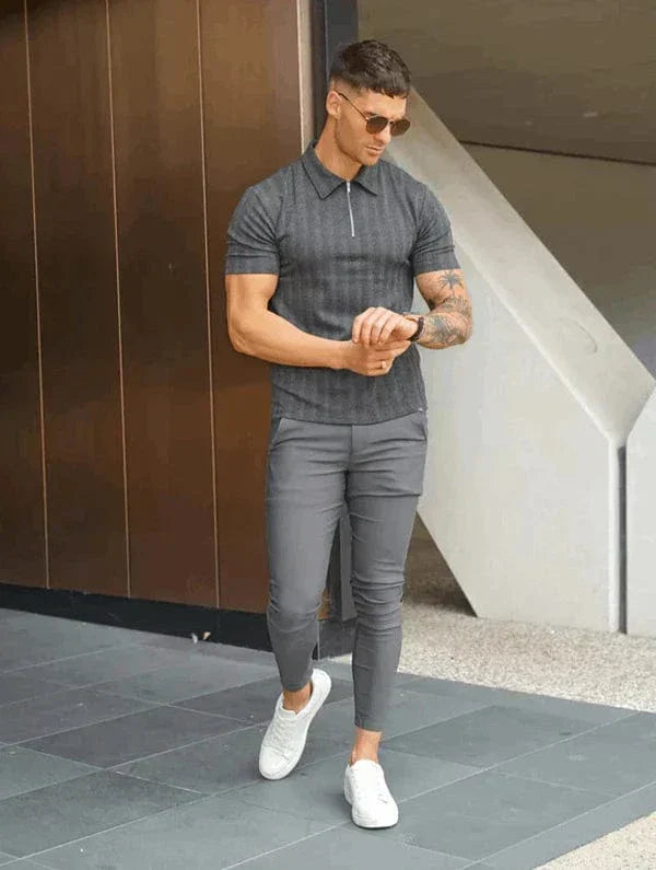Andrei | Elegant Elastic Pants