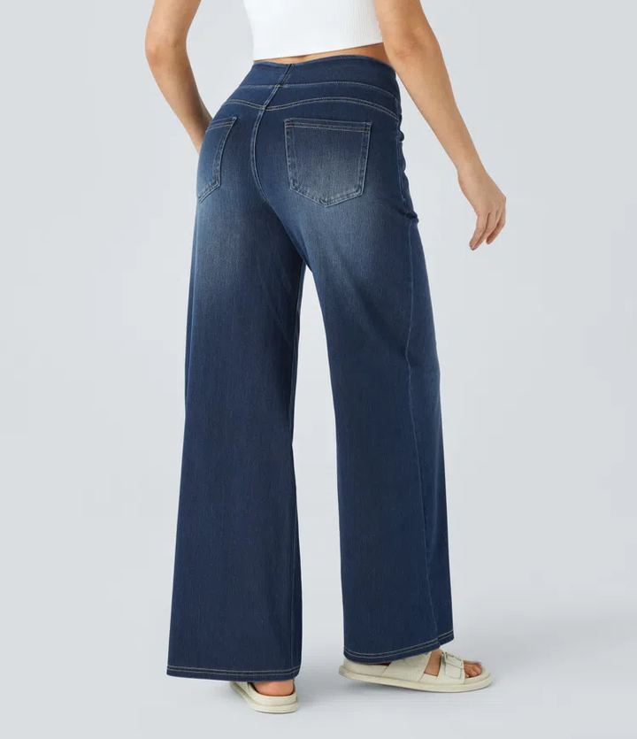 Comfortable High-Waisted Jeans