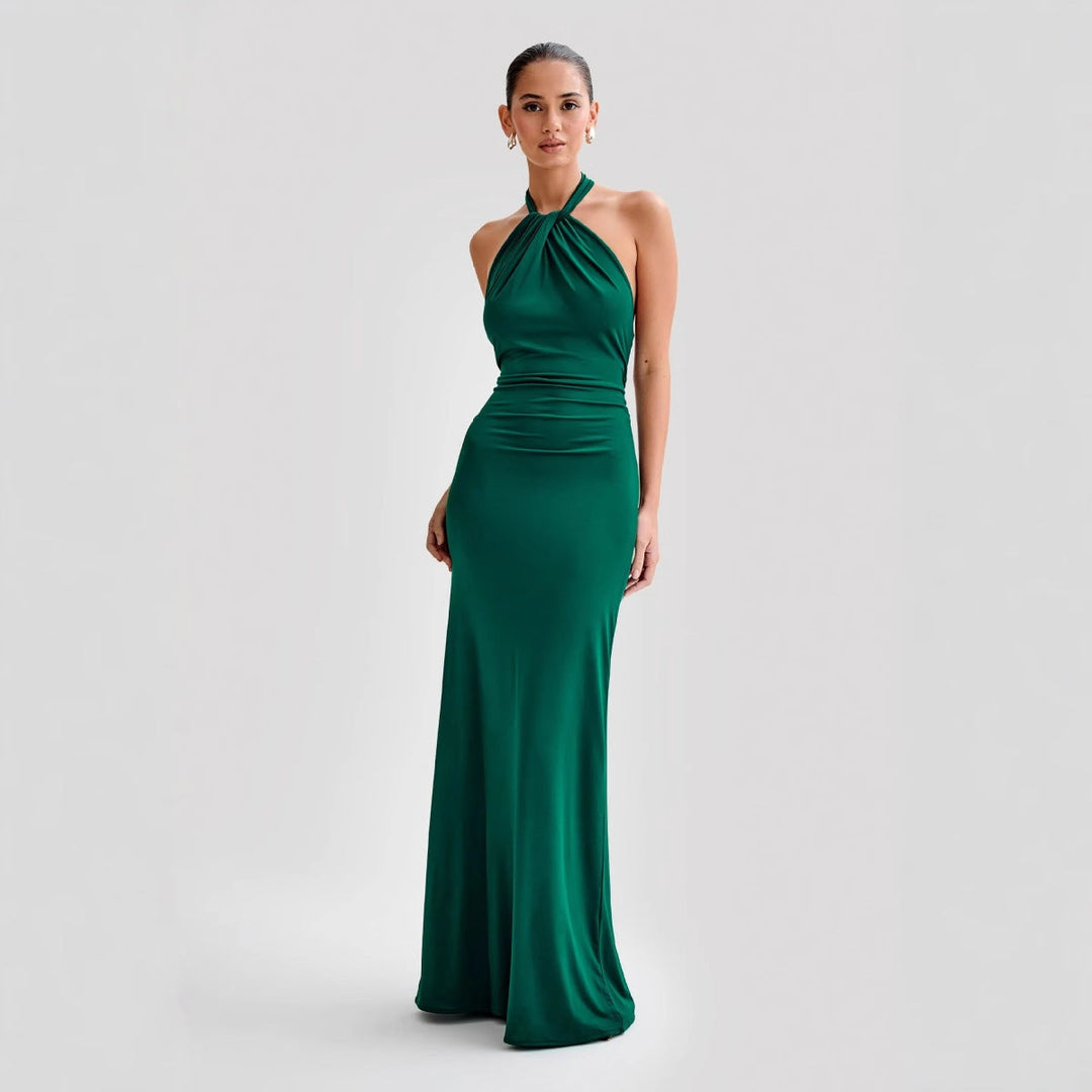 Adrianna | Maxi Halter Dress