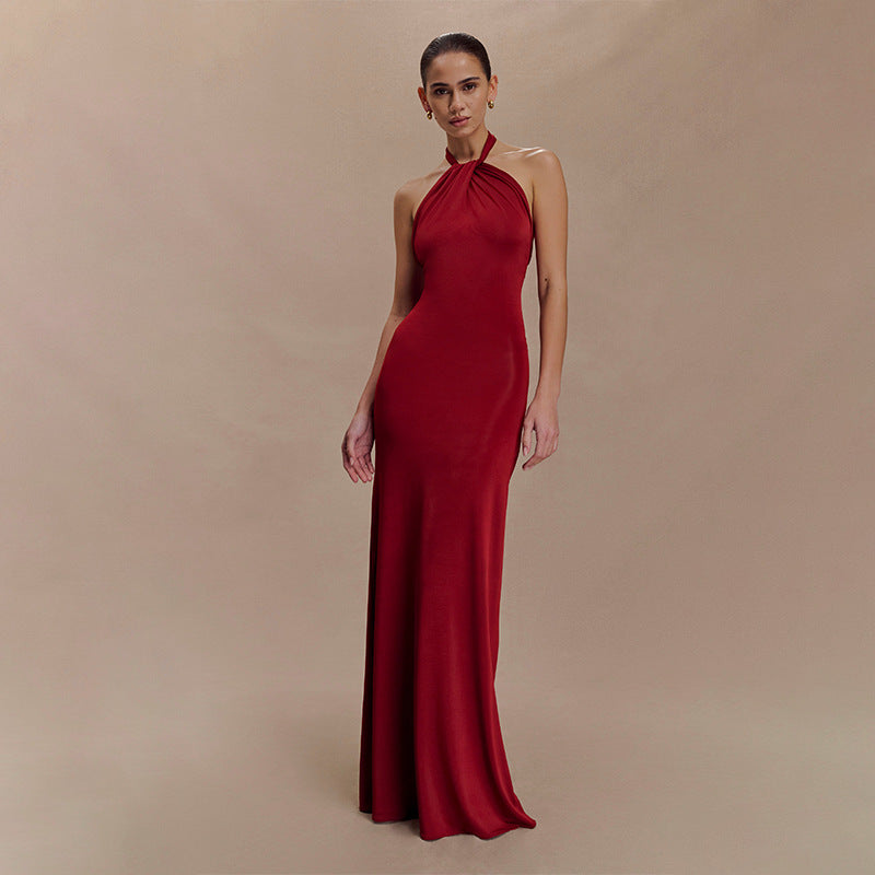 Adrianna | Maxi Halter Dress