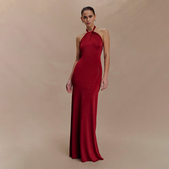 Adrianna | Maxi Halter Dress