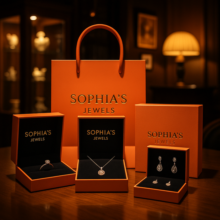 Zarina Exquisite Emerald Gold Ring Set