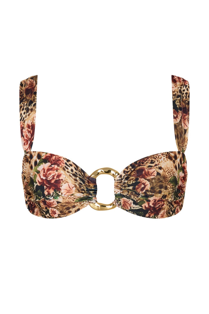 Zsanett Top - Pink Leopard Skin