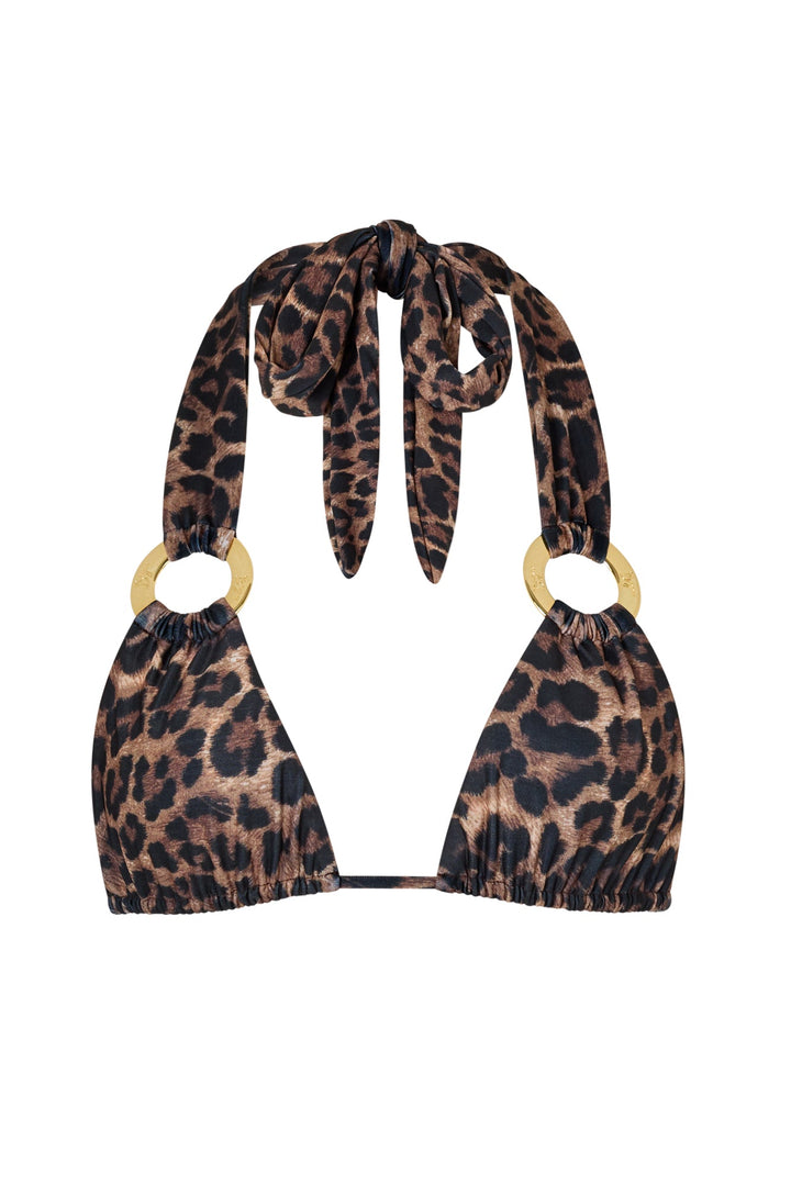 Enikő Top - Leopard Print