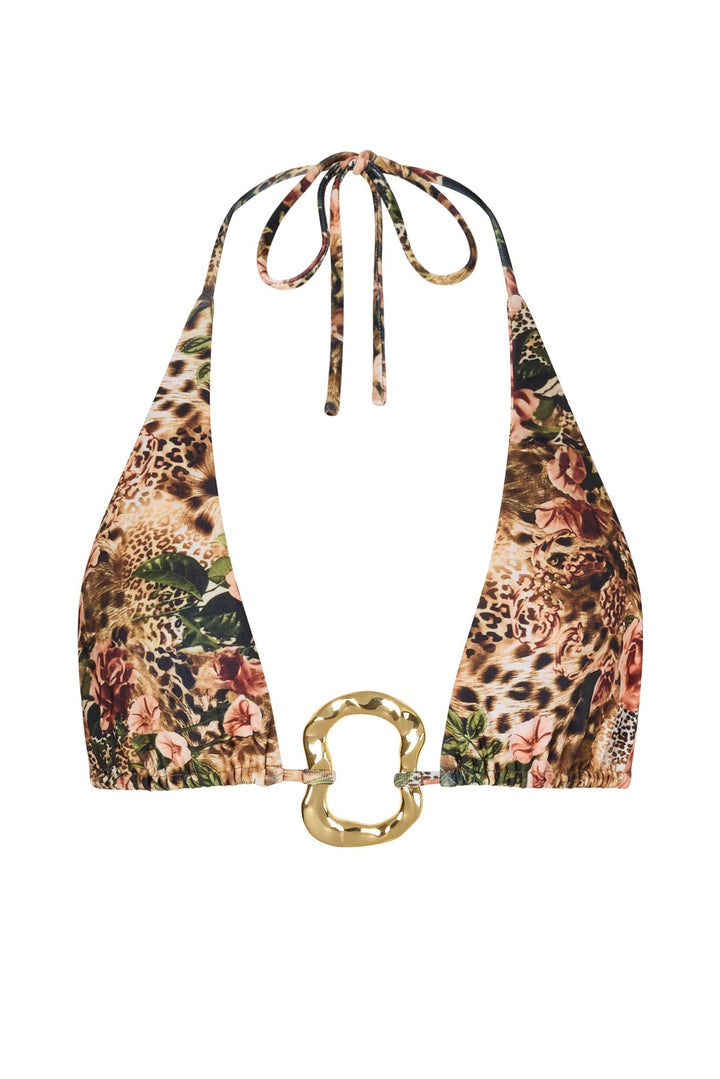 Top Nikolett - Pink Leopard Print