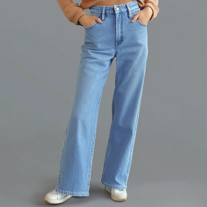 Blue Straight Jeans