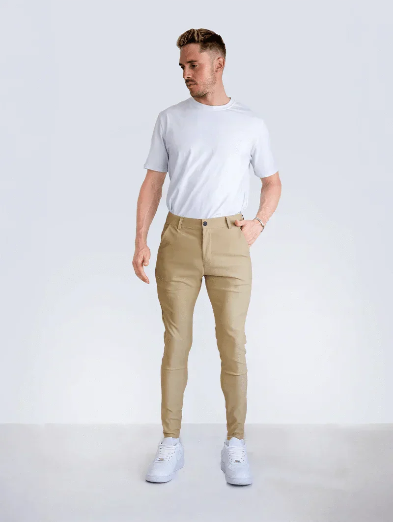 Andrei | Elegant Elastic Pants