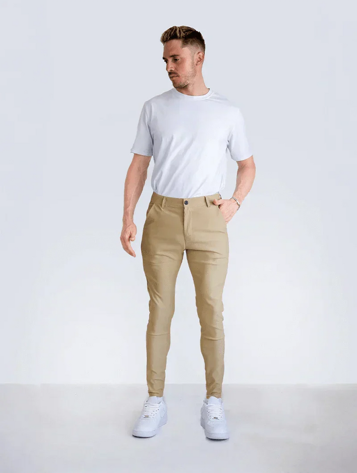 Andrei | Elegant Elastic Pants