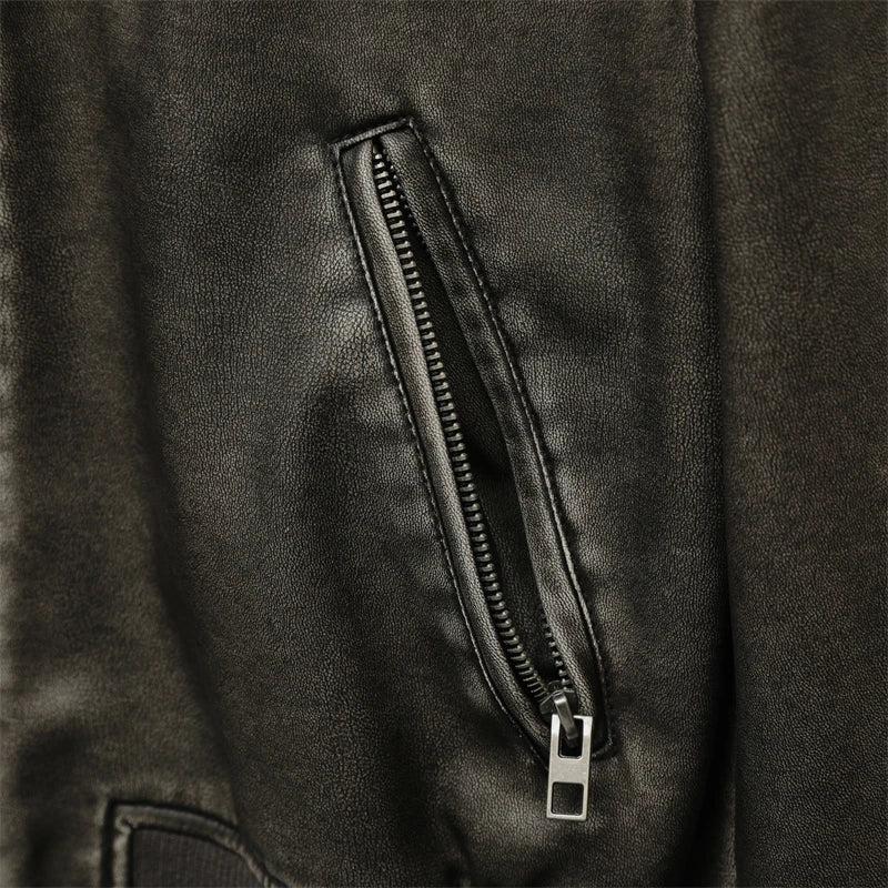 Amira - Leather Jacket for Fall