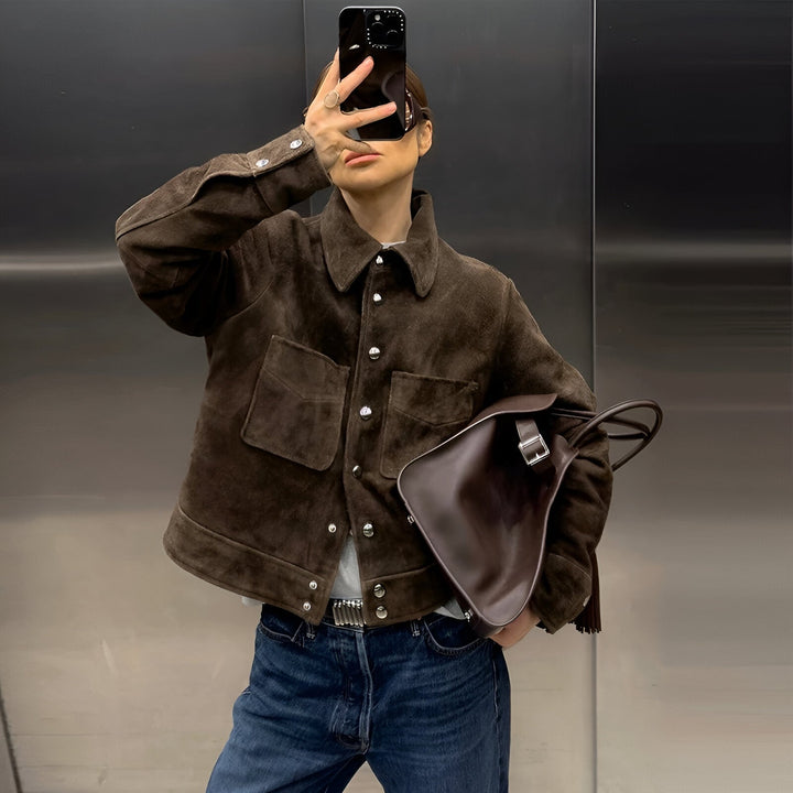 Ella - Suede Jacket for Autumn