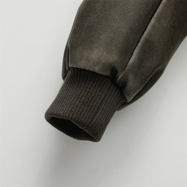 Amira - Leather Jacket for Fall