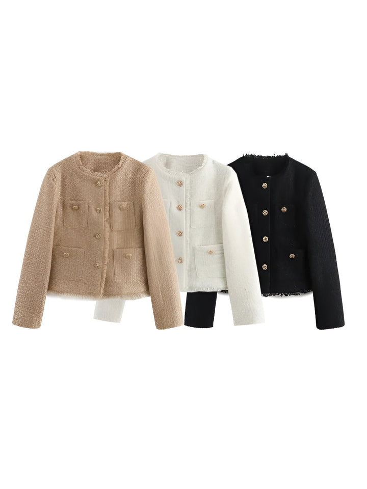 Diana - Tweed Coat for Autumn