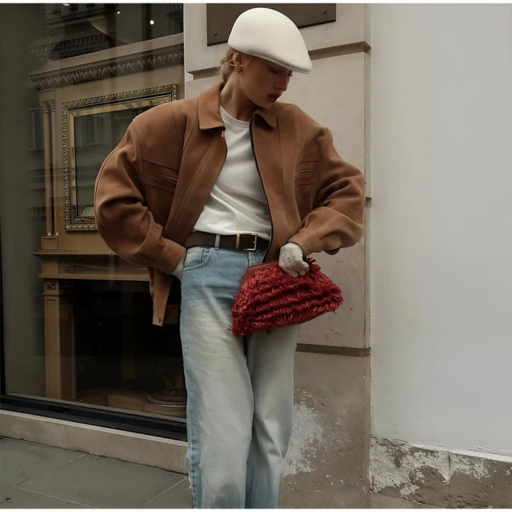 Isabella - Suede Patchwork Jacket