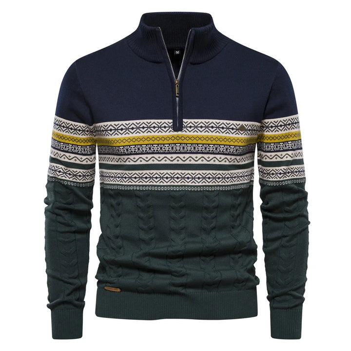 Pullover with Zipper